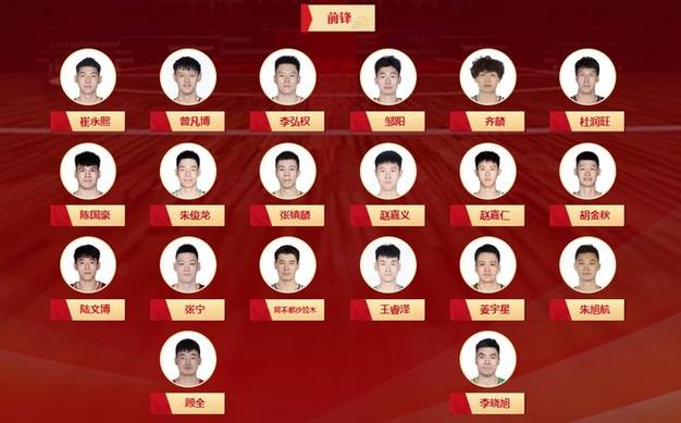 08年中国男篮12人名单介绍