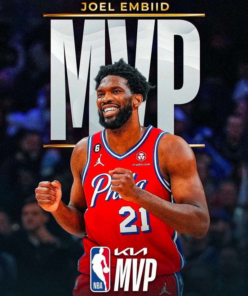 NBA最新MVP榜恩比德